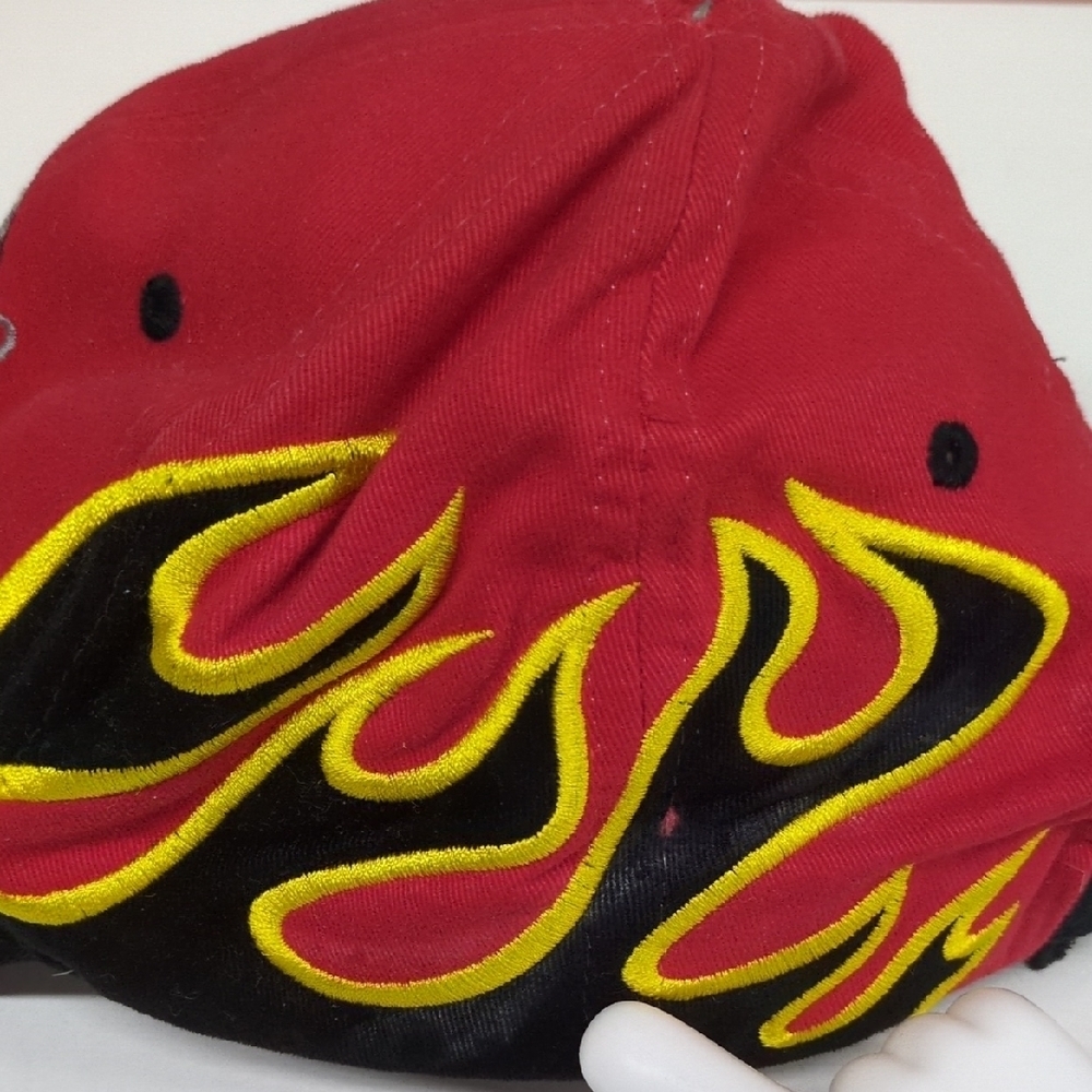 Budweiser Red and Black Cap with Yellow Accents - Picture 3 of 7